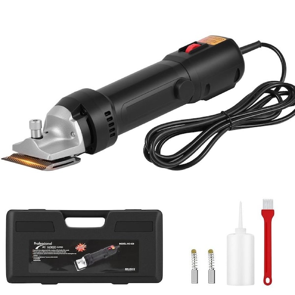 Advwin 690W Electric Horse Shears 6 Speeds Professional Pet Clipper for Horse Equine Goat Pony Cattle