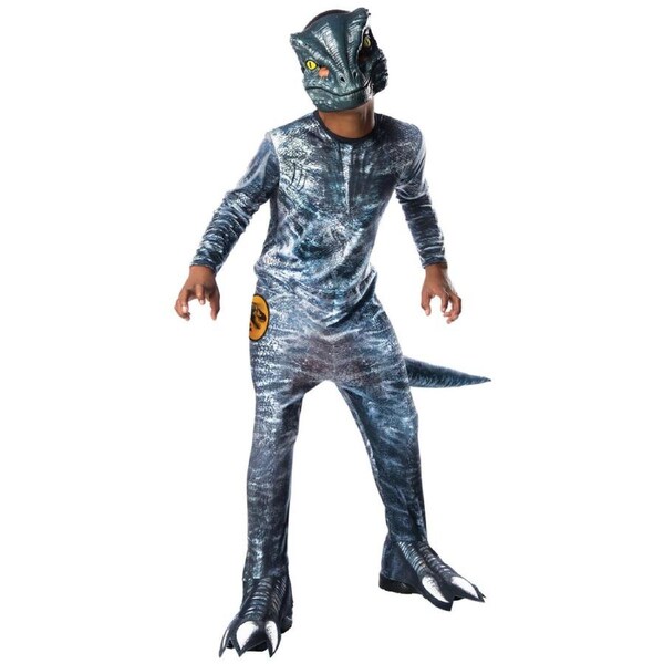 Jurassic World: Velociraptor Blue Child Costume Size 6-8 Years