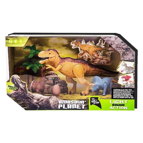 Dinosaur Planet Action Figure Dinosaurs with Light & Sound, GNS 85837
