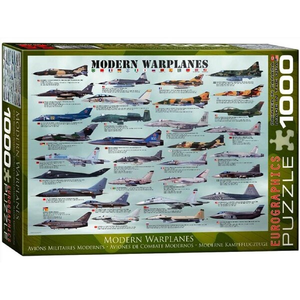 Modern Warplanes 1000 Piece Puzzle