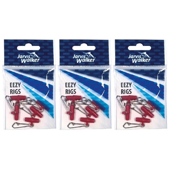 3x 5 Pack of Small Jarvis Walker Eezy Sinker Rigs