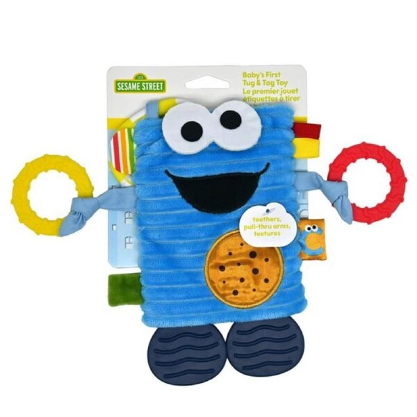 Sesame Street Cookie Monster Baby's First Tug & Tug Toy