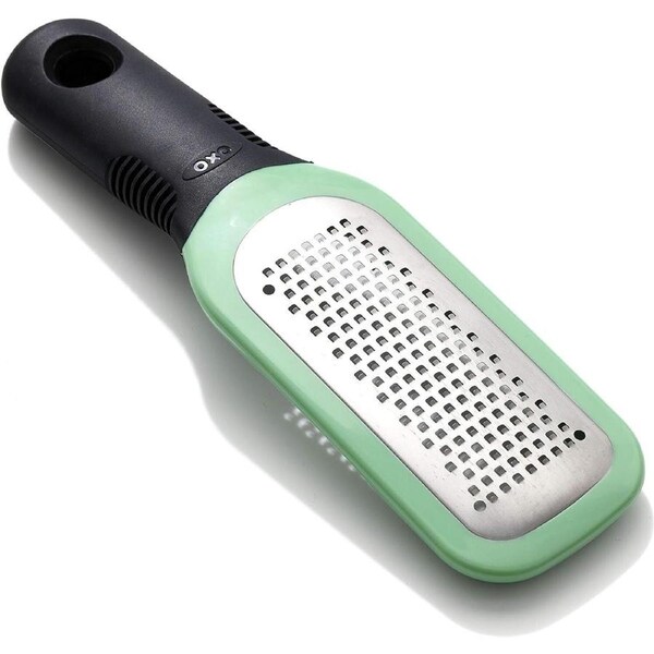 OXO Good Grips Etched Ginger and Garlic Grater 25.65 cm*9.4 cm*9.65cm Green