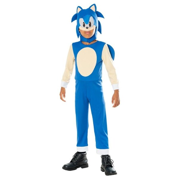 Sonic The Hedgehog Sonic Child Costume Size 9-10 Years