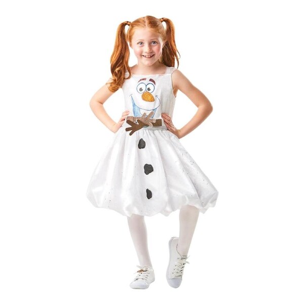 Disney Frozen Olaf Tutu Dress Costume Size 4-6 Years
