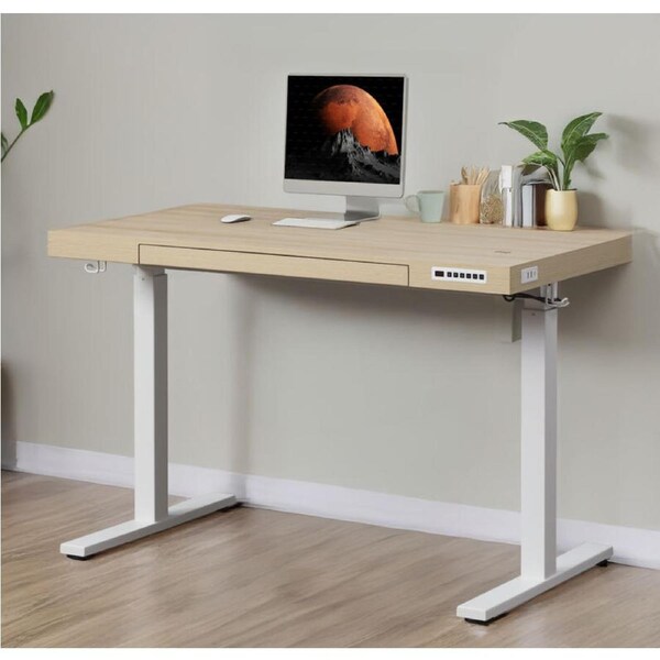 Komo 1.2m Electric Standing Desk Adjustable Height Motorised Sit Stand Computer Office Table