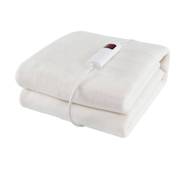 Costway King Single Electric Blanket Heated Pad 9 Heat Setting & Timer