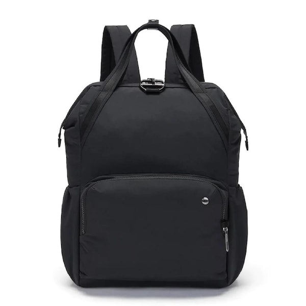 Pacsafe Citysafe CX Anti-Theft 13" Laptop Backpack Bag Econyl in Black