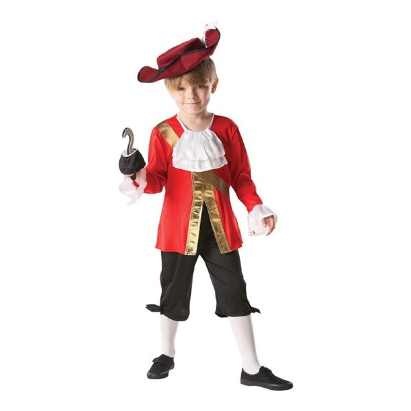 Disney Captain Hook Deluxe Costume Size 7-8 Years