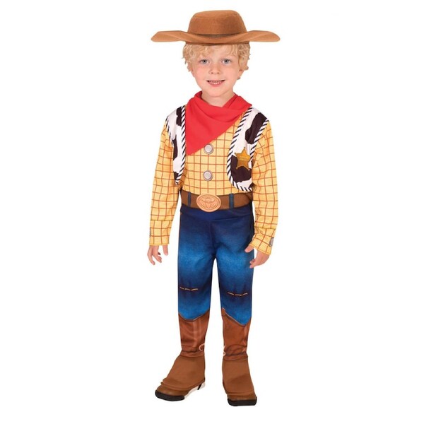 Toy Story 4 Woody Deluxe Child Costume Size 3-5 Years