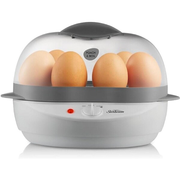 Electric Egg Poacher Non Stick Soft Hard Boiler Steamer Cups Steam Cooker Maker