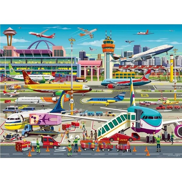 Ravensburger - Airport Central Puzzle 150pc
