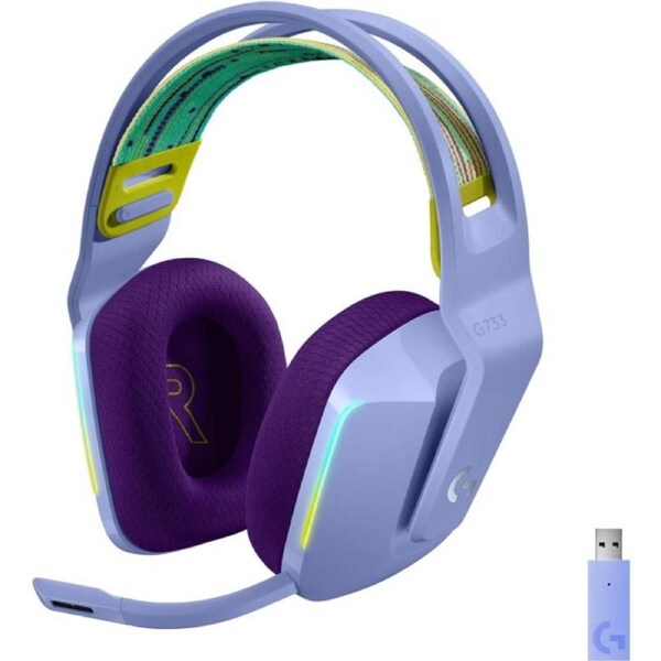 Logitech G733 LIGHTSPEED Wireless Gaming Headset Lilac