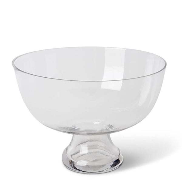 E Style Lydia Decorative Bowl Vessel Home Table Decor Display 34x34cm Clear