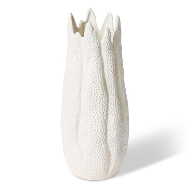 E Style Ceramic Sekani Vase/Vessel Home Decor Indoor Display 26x25cm White