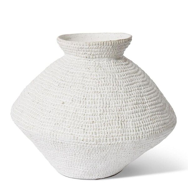 E Style Ceramic Aurora Vase/Vessel Home Decor Indoor Display 35x35cm White