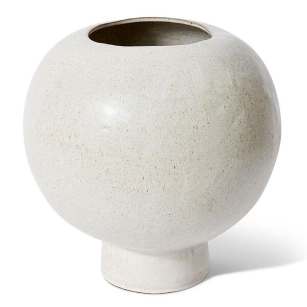 E Style Ceramic Talula Ball Vase/Vessel Home Decor Indoor 37x37cm Beige