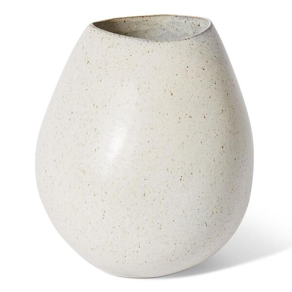 E Style Ceramic Talula Vase/Vessel Home Decor Indoor Display 23x23cm Beige