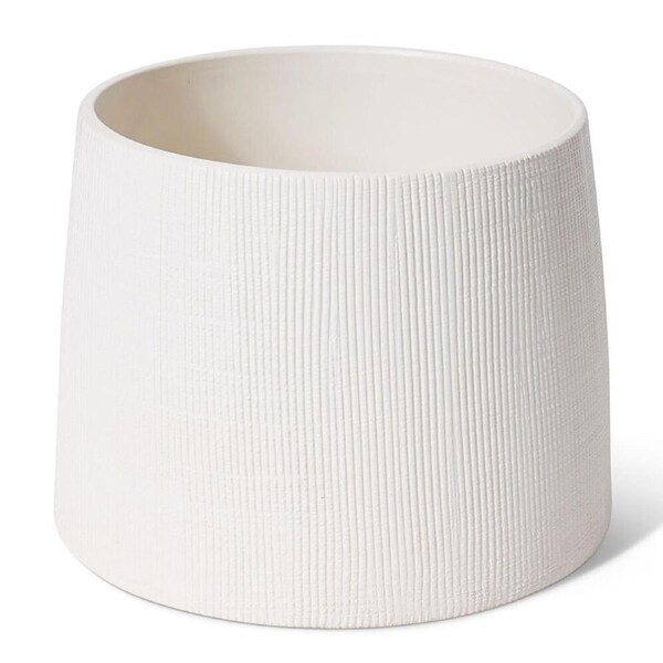 E Style Ceramic Norris Flower Pot/Planter Home Decor Display 23x23cm White