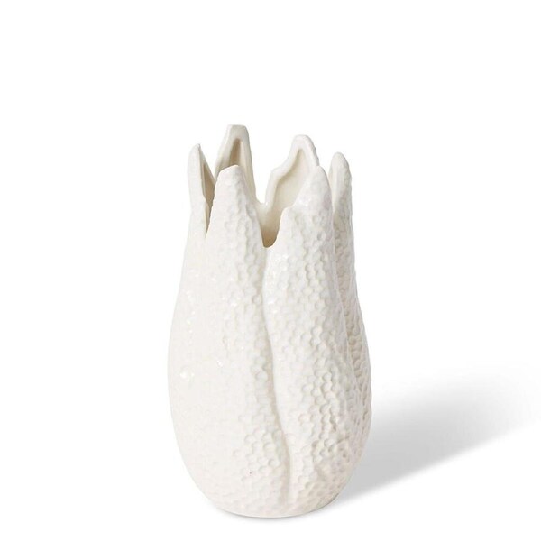 E Style Ceramic Sekani Vase/Vessel Home Decor Indoor Display 11x11cm White