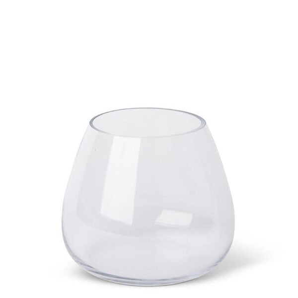 E Style Allira Vase Home Tabletop Indoor Decorative Display 18x18cm Clear