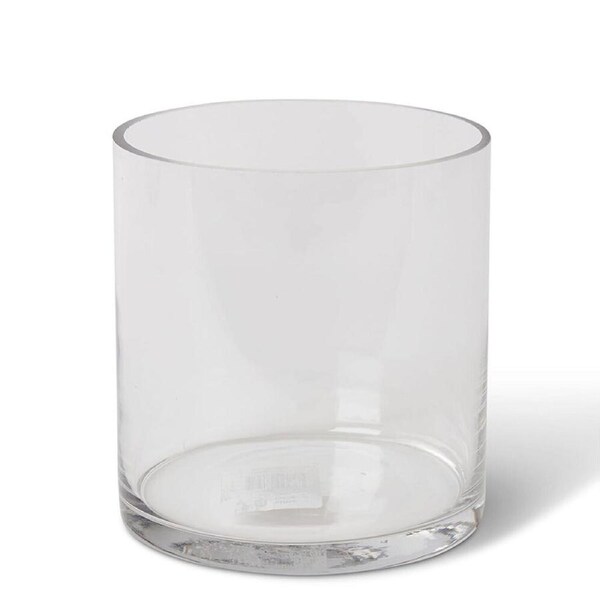 E Style Vera Vase Home Tabletop Indoor Decorative Display 15x15cm Clear