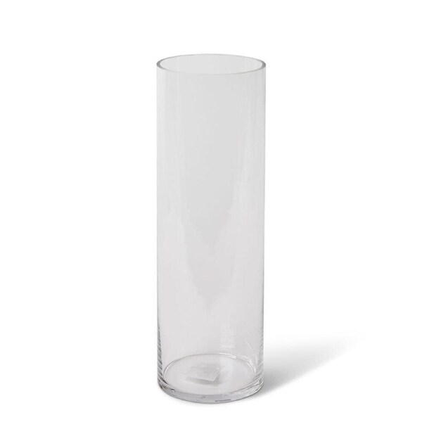 2PK E Style Vera Vase Home Tabletop Indoor Decorative Display 12x12cm Clear