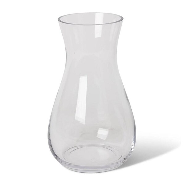 E Style Betsy Glass Flower Vase Centerpiece Indoor Home Decor 25cm Clear