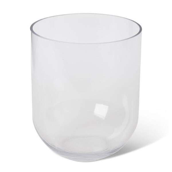 E Style Halima Glass Flower Vase Centerpiece Indoor Home Decor 22cm Clear