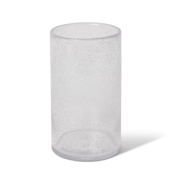 E Style Dasan Glass Flower Vase Centerpiece Indoor Home Decor 20cm Clear