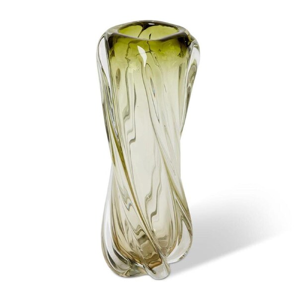 E Style Sharik Glass Flower Vase Centerpiece Indoor Home Decor 36cm Green