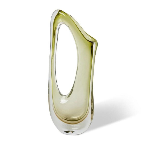 E Style Kamara Tall Glass Flower Vase Centerpiece Indoor Home Decor 41cm Green