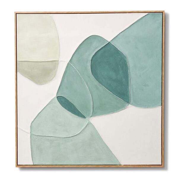 E Style Navajo Hand Painted Abstract Wall Art Decor 120cm Green/Natural