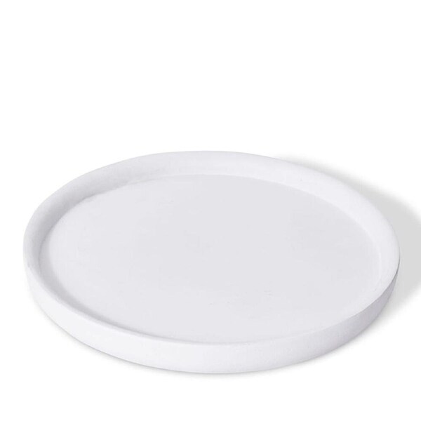E Style Aiden Planter Saucer Drip Water Base Dish Tray Round 52.5cm White