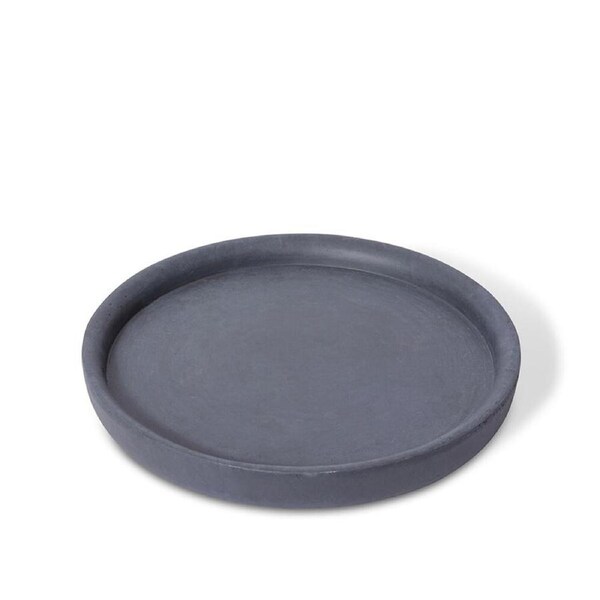 E Style Aiden Planter Saucer Drip Water Base Dish Tray Round 40cm Black