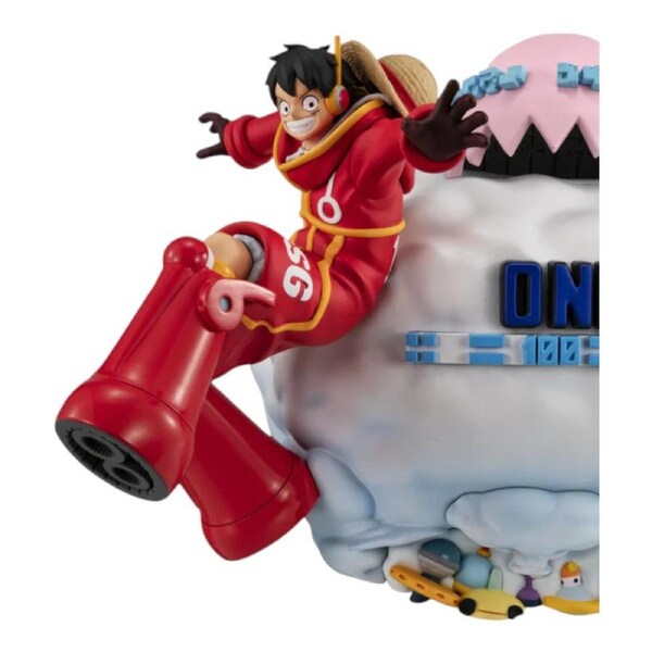 Megahouse Character Bank Standard One Piece Monkey D. Luffy Egghead Figure