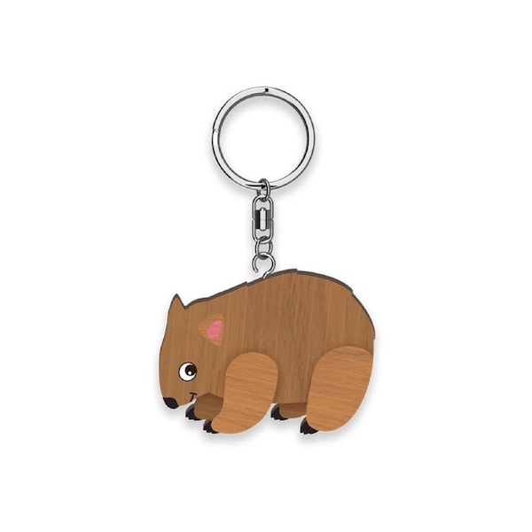 6pc LMD Wombat Handmade Hanging Keyring/Keychain Bag Decoration Accessories