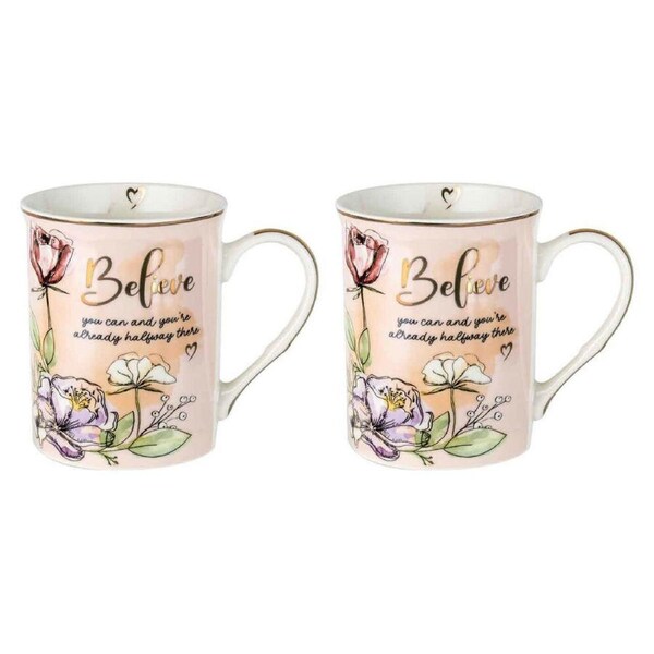 2PK LMD Someone Special New Bone China Tea/Coffee Mug Cup Drinkware 360ml Orange