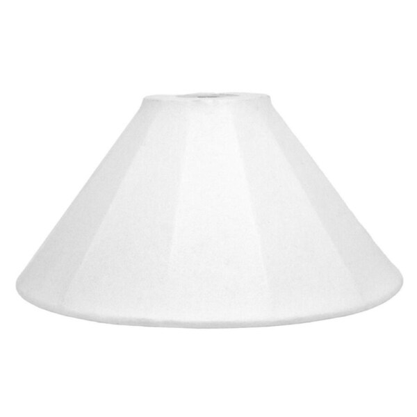 Boyle Silk Cone Shade Only 16x16x7.5cm Metal Body with White Silk Cover
