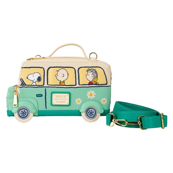 Loungefly Peanuts Road Trip Bus Crossbody Bag