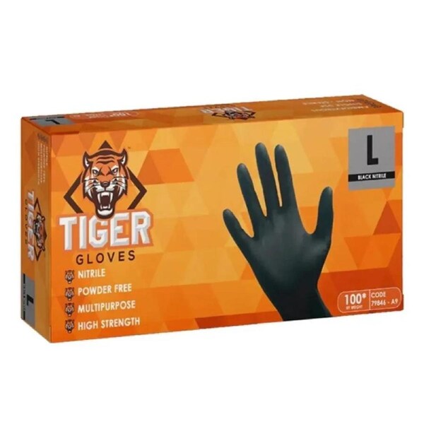 Tiger Gloves Nitrile Large