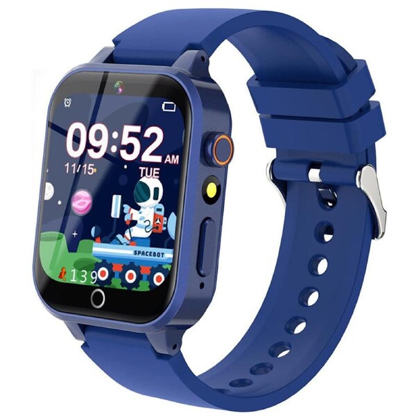Nevenka Electronic Smart Watch 26 Games HD Touchscreen Educational Toy for Kids Age 3 to 12-Blue