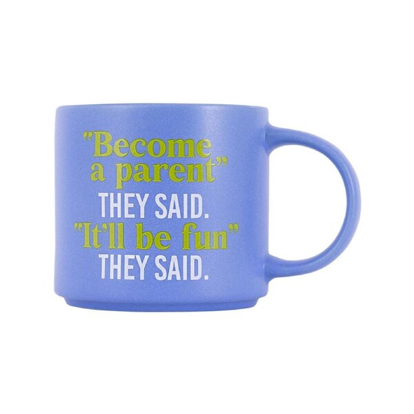 Splosh Cheeky Parent Ceramic Coffee/Tea Home Mug Drinkware 9x13.5cm Purple