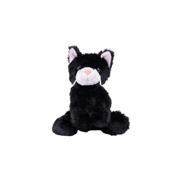 Mary Meyer Catsy Kitty Cat Kids Soft Plush Toy Stuffed Animal 10x15cm Black