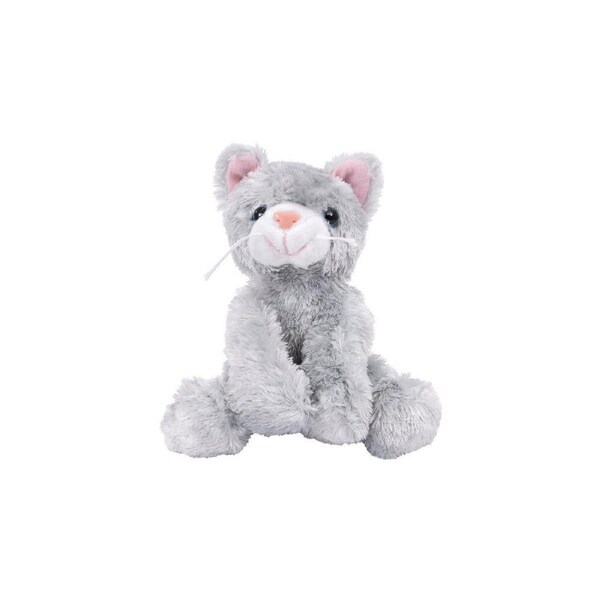 Mary Meyer Catsy Kitty Cat Kids Soft Plush Toy Stuffed Animal 10x15cm Grey
