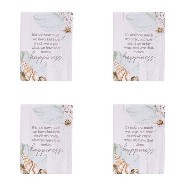 4PK Splosh Palm Cove Happiness Ceramic Fridge Magnet Home/Kitchen Decor 8x6cm