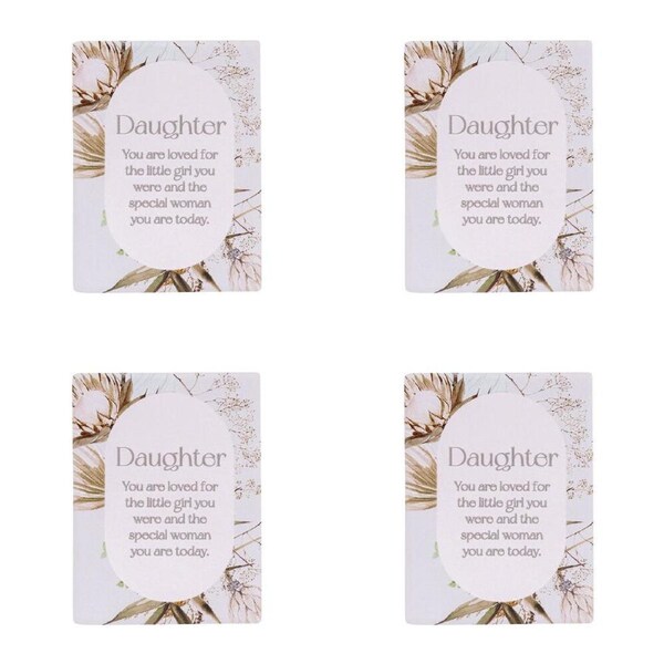 4PK Splosh Palm Cove Daughter Ceramic Fridge Magnet Home/Kitchen Decor 8x6cm