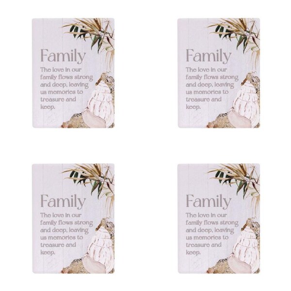 4PK Splosh Palm Cove Family Ceramic Fridge Magnet Home/Kitchen Decor 8x6cm