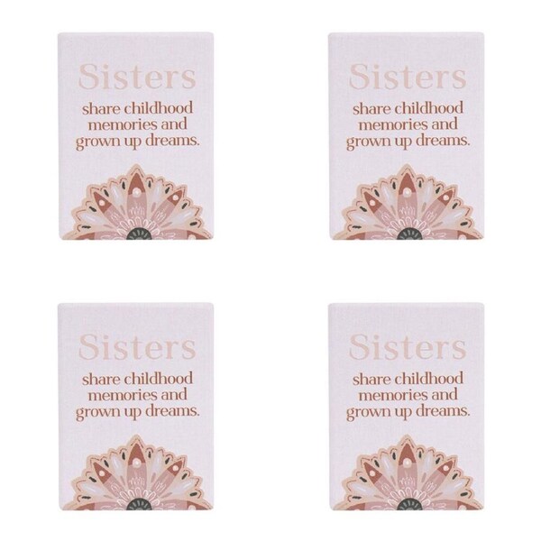 4PK Splosh Amber Garden Sisters Ceramic Magnet/Magnetic Home/OfficeDecor 6x8cm