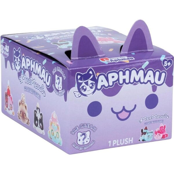 Aphmau MeeMeows Mystery Plush Ice Cream Limited Edition Single Pack Assorted